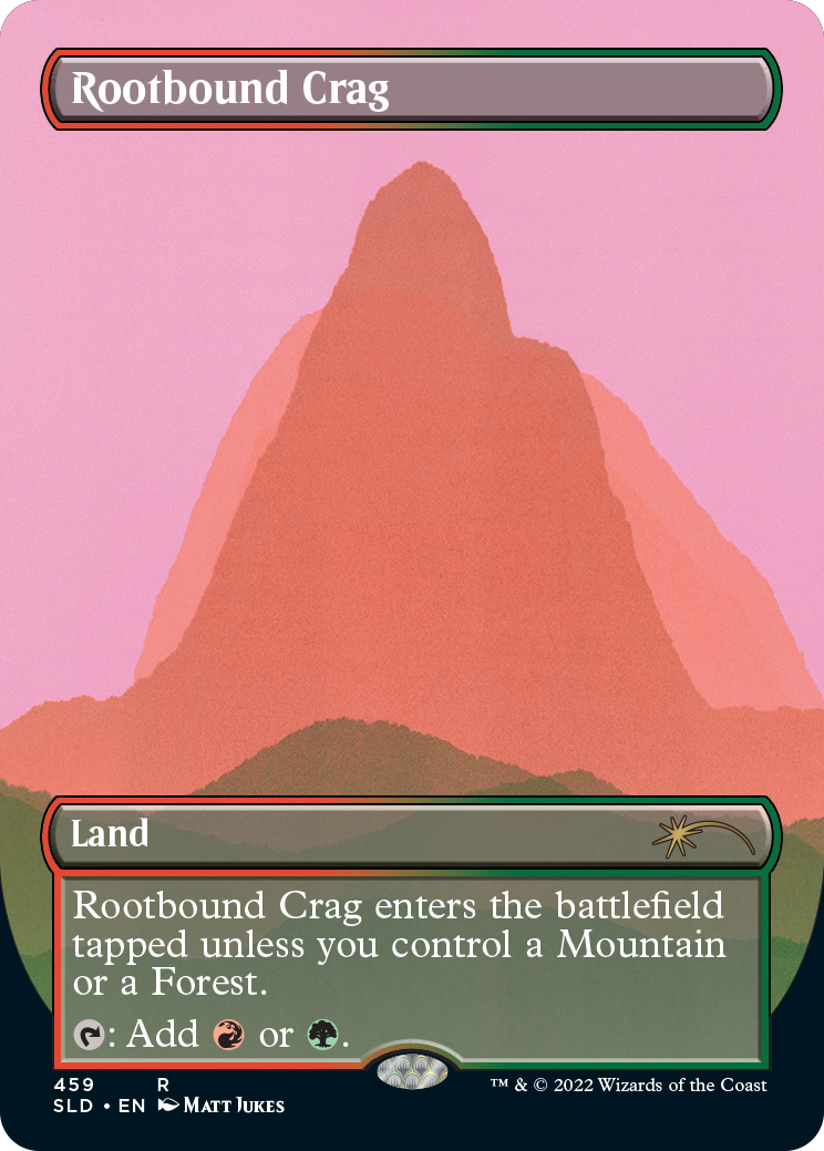 Rootbound Crag (Borderless) [Secret Lair Drop Series] | North Game Den