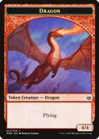 Dragon Token [War of the Spark Tokens] | North Game Den