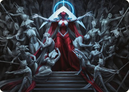 Elesh Norn, Mother of Machines Art Card [Phyrexia: All Will Be One Art Series] | North Game Den