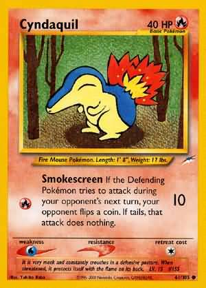 Cyndaquil (61/105) [Neo Destiny Unlimited] | North Game Den