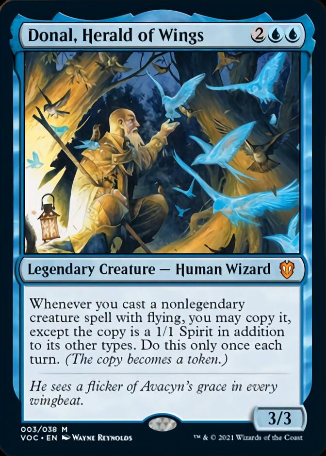 Donal, Herald of Wings [Innistrad: Crimson Vow Commander] | North Game Den