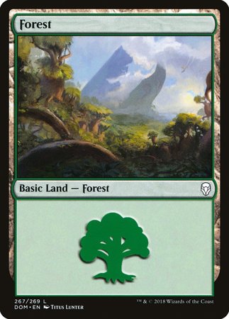 Forest (267) [Dominaria] | North Game Den