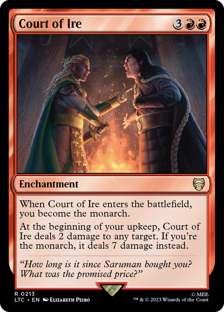 Court of Ire [The Lord of the Rings: Tales of Middle-Earth Commander] | North Game Den