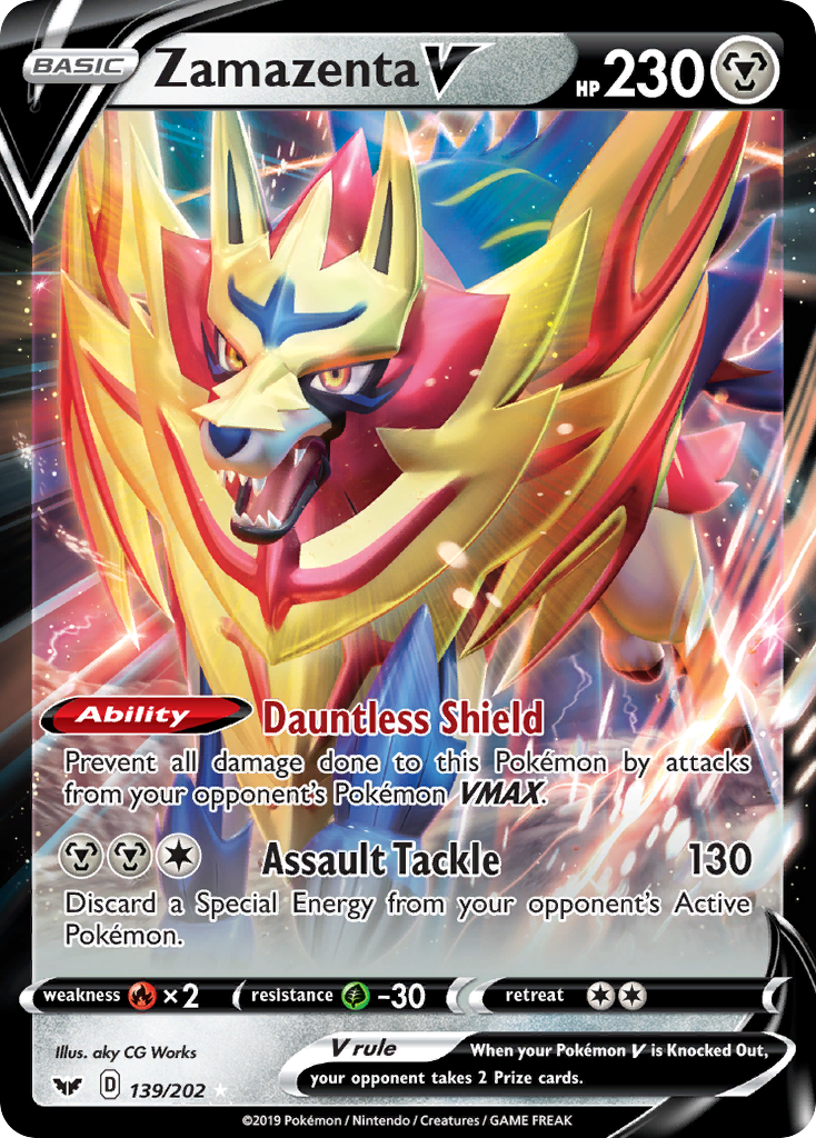 Zamazenta V (139/202) [Sword & Shield: Base Set] | North Game Den