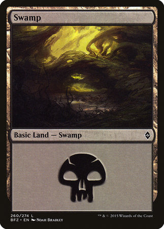 Swamp (260) [Battle for Zendikar] | North Game Den