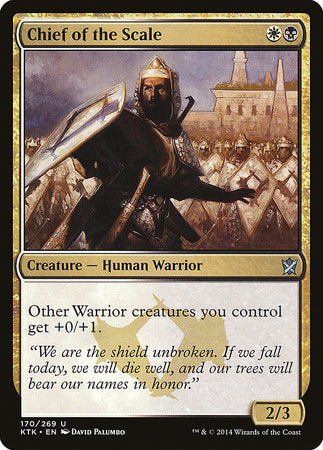Chief of the Scale [Khans of Tarkir] | North Game Den