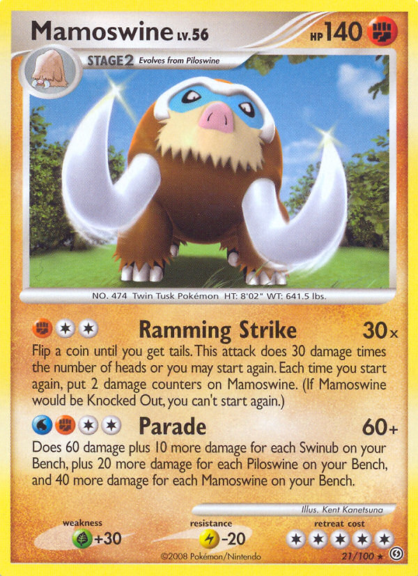 Mamoswine (21/100) [Diamond & Pearl: Stormfront] | North Game Den