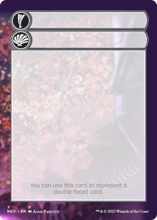 Helper Card (3/9) [Kamigawa: Neon Dynasty Tokens] | North Game Den