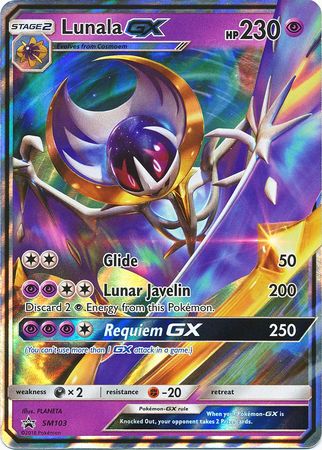 Lunala GX (SM103) (Jumbo Card) [Sun & Moon: Black Star Promos] | North Game Den