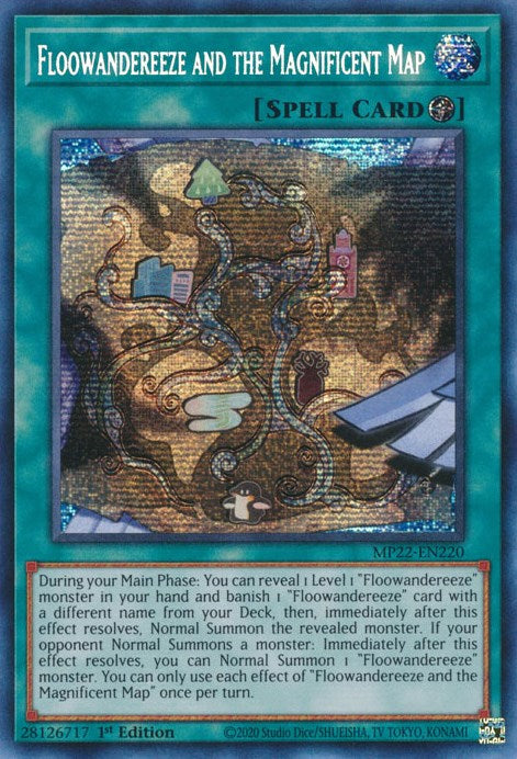 Floowandereeze and the Magnificent Map [MP22-EN220] Prismatic Secret Rare | North Game Den
