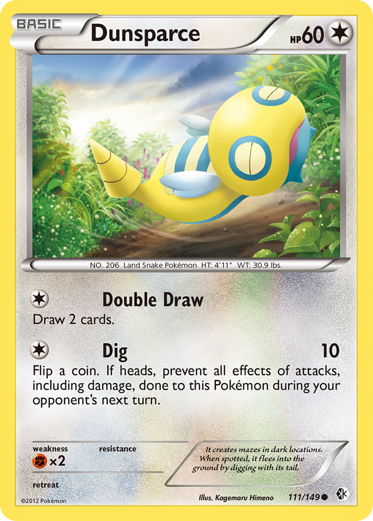 Dunsparce (111/149) [Black & White: Boundaries Crossed] | North Game Den