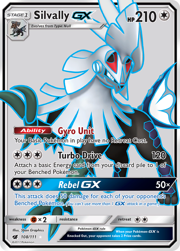 Silvally GX (108/111) [Sun & Moon: Crimson Invasion] | North Game Den