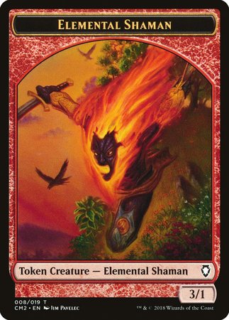 Elemental Shaman Token [Commander Anthology Volume II Tokens] | North Game Den