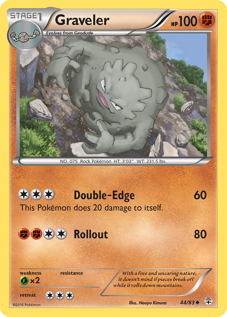 Graveler (44/83) [XY: Generations] | North Game Den