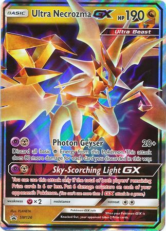 Ultra Necrozma GX (SM126) (Jumbo Card) [Sun & Moon: Black Star Promos] | North Game Den