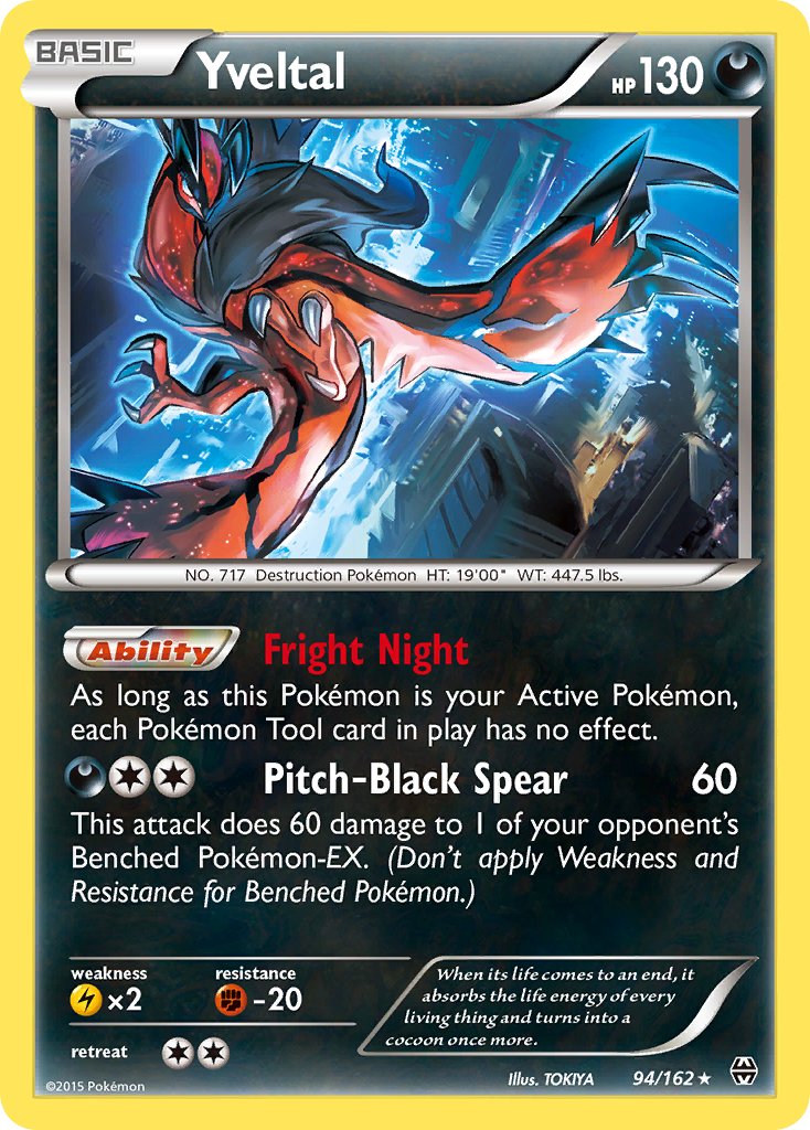 Yveltal (94/162) (Cosmos Holo) (Blister Exclusive) [XY: BREAKthrough] | North Game Den