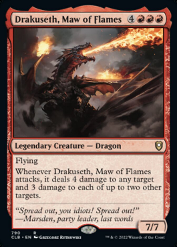 Drakuseth, Maw of Flames [Commander Legends: Battle for Baldur's Gate] | North Game Den