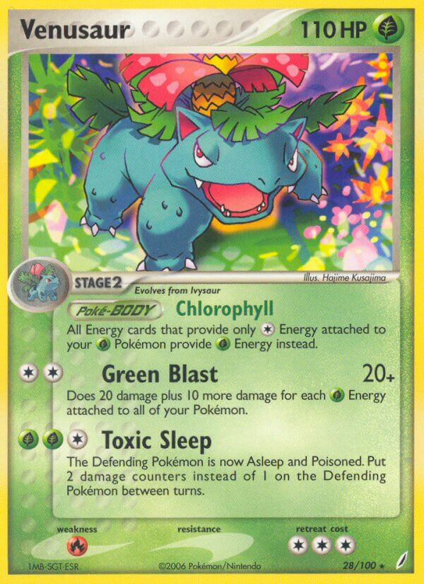 Venusaur (28/100) (Theme Deck Exclusive) [EX: Crystal Guardians] | North Game Den