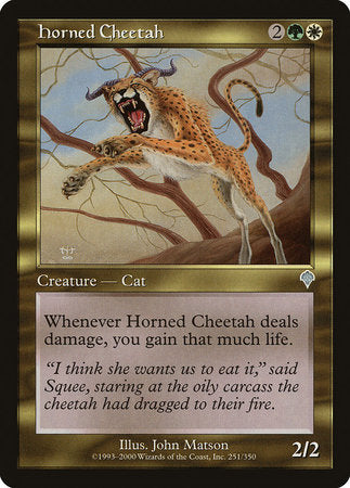 Horned Cheetah [Invasion] | North Game Den