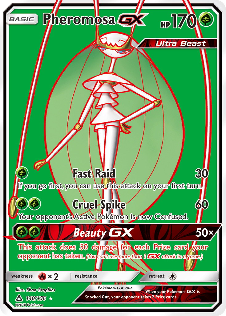 Pheromosa GX (140/156) [Sun & Moon: Ultra Prism] | North Game Den