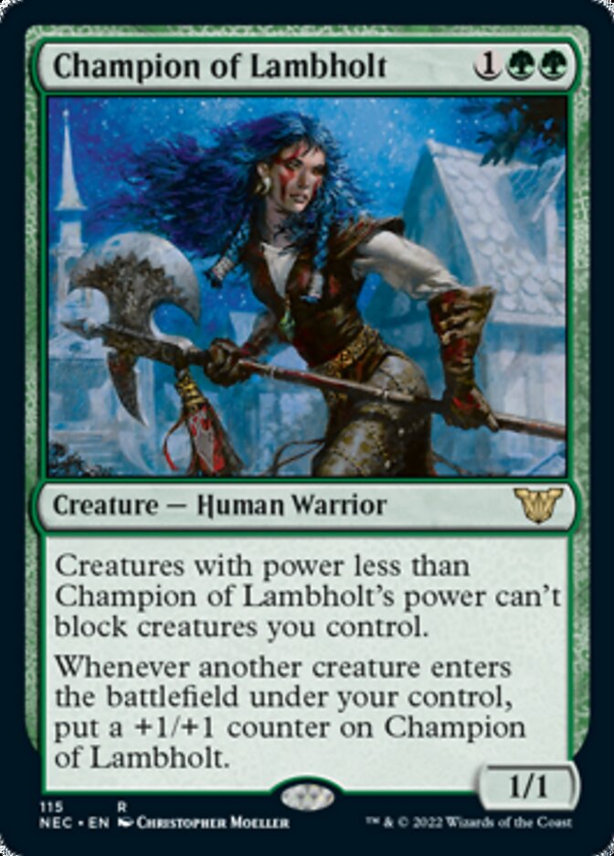 Champion of Lambholt [Kamigawa: Neon Dynasty Commander] | North Game Den