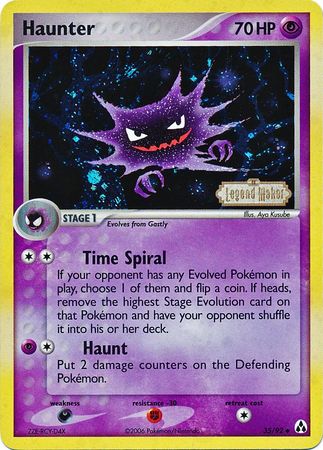 Haunter (35/92) (Stamped) [EX: Legend Maker] | North Game Den