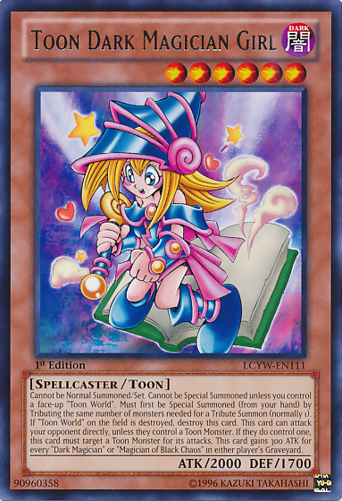 Toon Dark Magician Girl [LCYW-EN111] Rare | North Game Den