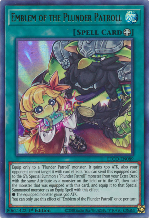 Emblem of the Plunder Patroll [ETCO-EN089] Ultra Rare | North Game Den