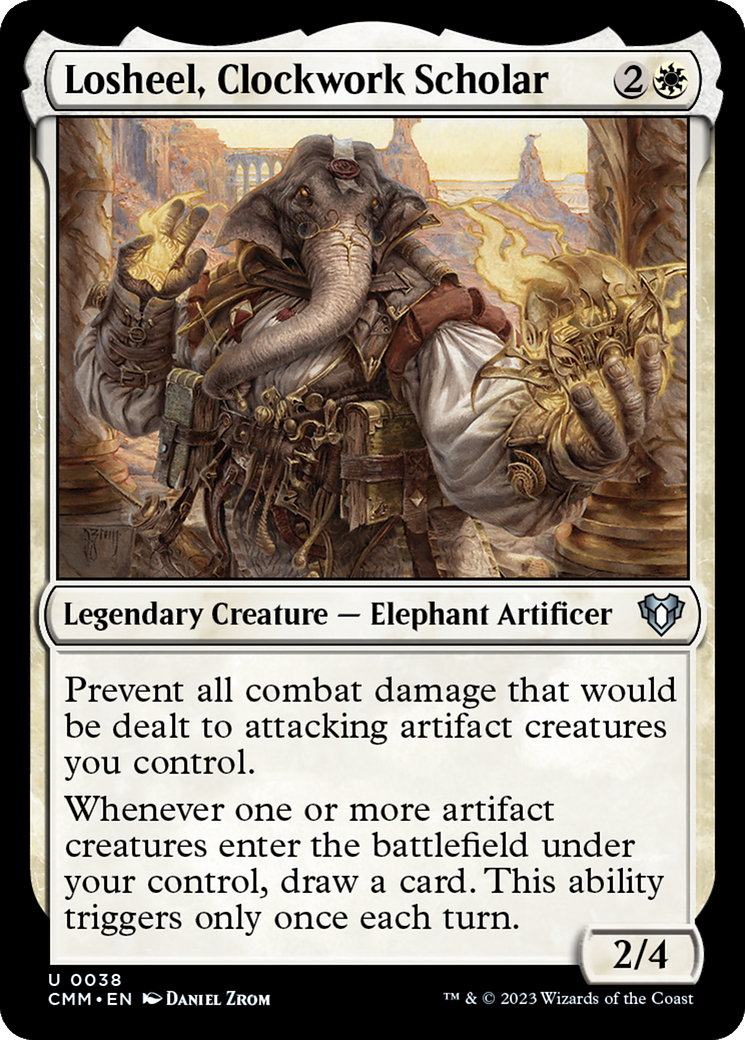 Losheel, Clockwork Scholar [Commander Masters] | North Game Den