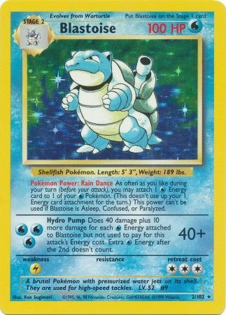 Blastoise (2/102) [Base Set Unlimited] | North Game Den