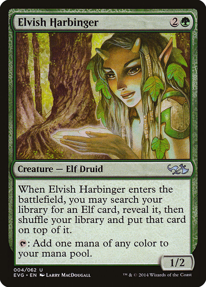 Elvish Harbinger (Elves vs. Goblins) [Duel Decks Anthology] | North Game Den