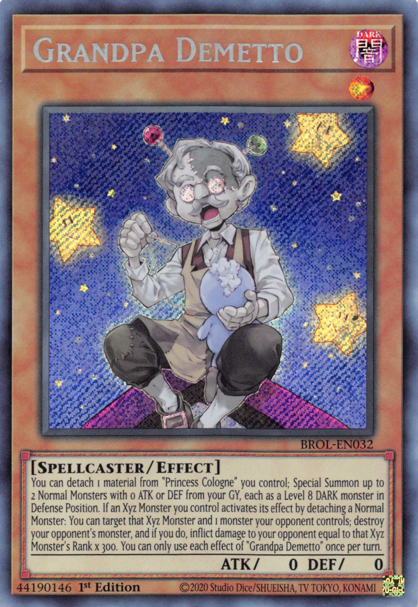 Grandpa Demetto [BROL-EN032] Secret Rare | North Game Den