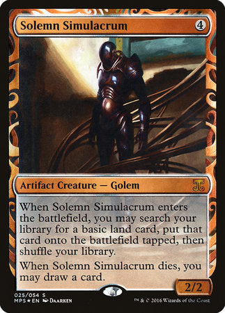 Solemn Simulacrum [Kaladesh Inventions] | North Game Den