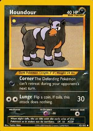 Houndour (43/105) [Neo Destiny Unlimited] | North Game Den