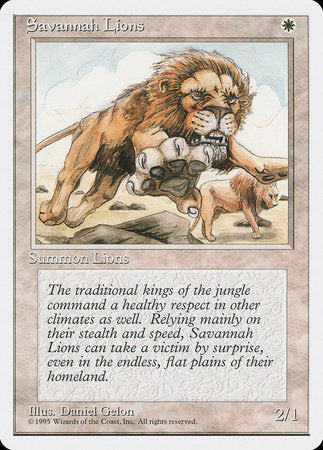 Savannah Lions [Fourth Edition] | North Game Den