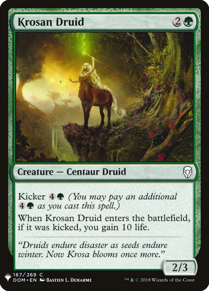 Krosan Druid [Mystery Booster] | North Game Den