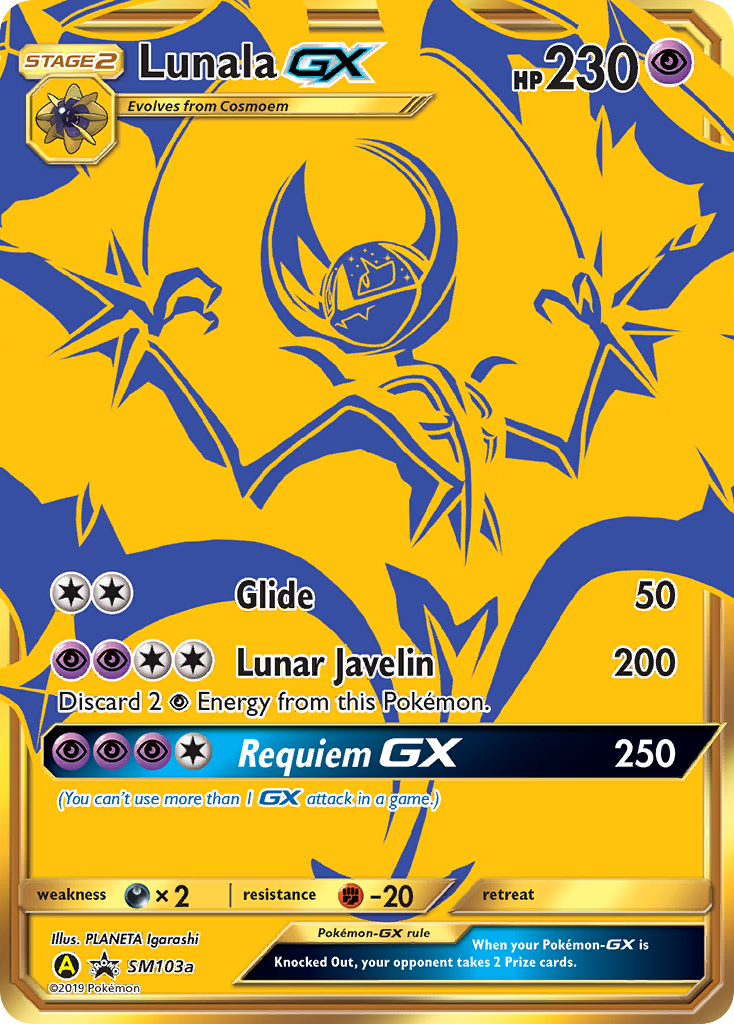 Lunala GX (SM103a) [Sun & Moon: Black Star Promos] | North Game Den