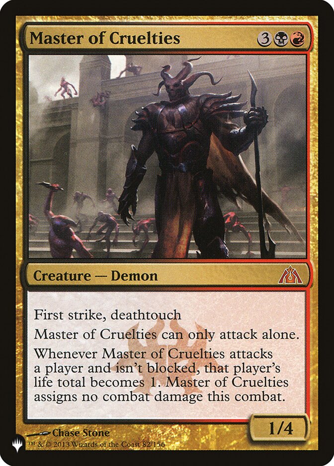 Master of Cruelties [The List] | North Game Den