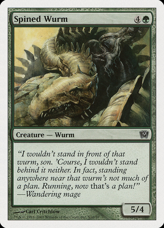 Spined Wurm [Ninth Edition] | North Game Den