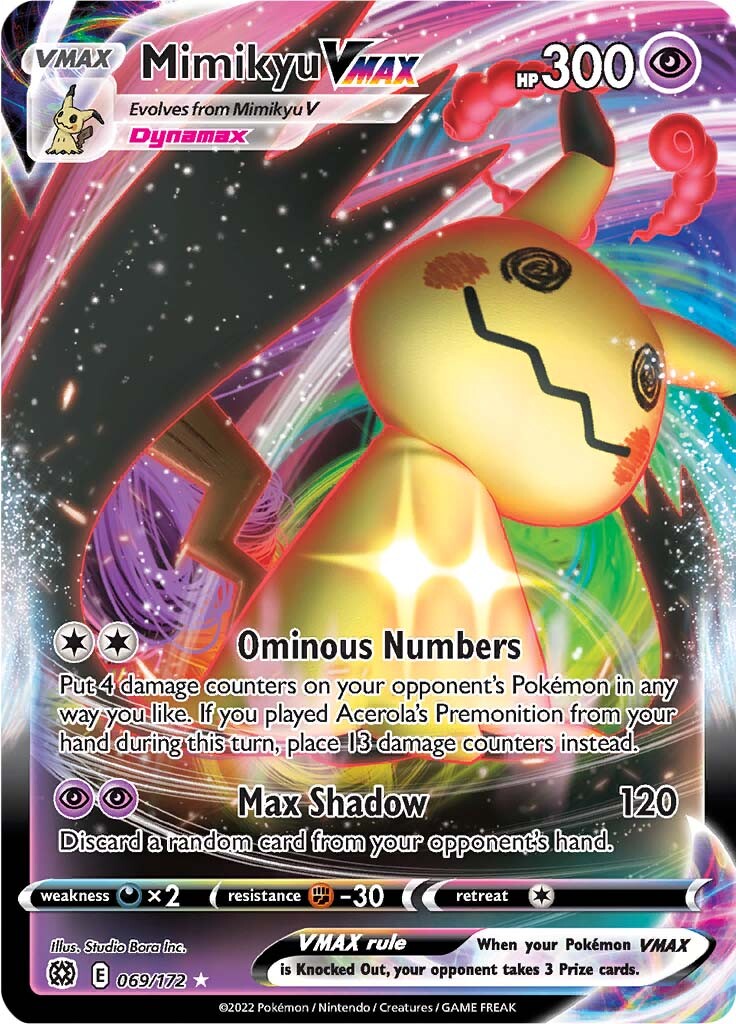 Mimikyu VMAX (069/172) [Sword & Shield: Brilliant Stars] | North Game Den