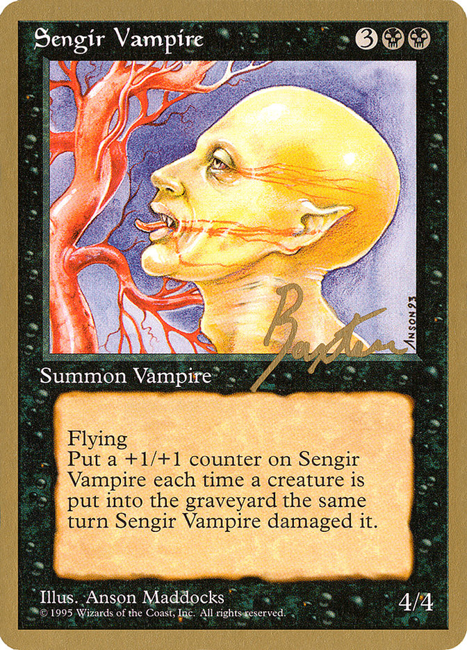 Sengir Vampire (George Baxter) [Pro Tour Collector Set] | North Game Den