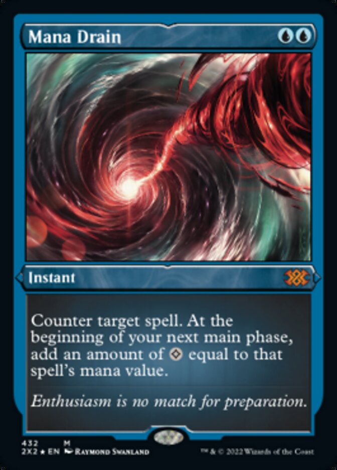 Mana Drain (Foil Etched) [Double Masters 2022] | North Game Den