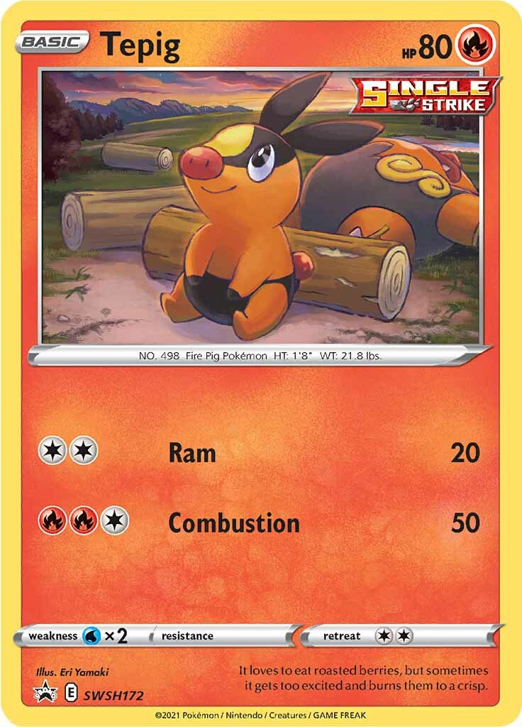 Tepig (SWSH172) [Sword & Shield: Black Star Promos] | North Game Den