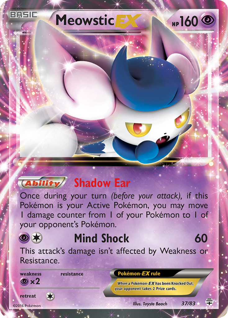 Meowstic EX (37/83) [XY: Generations] | North Game Den