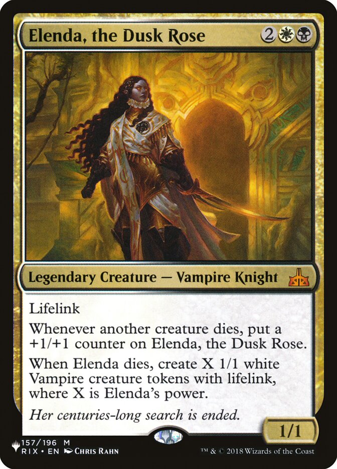 Elenda, the Dusk Rose [The List] | North Game Den