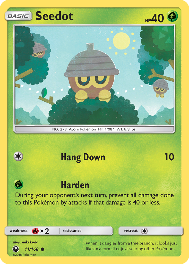Seedot (11/168) [Sun & Moon: Celestial Storm] | North Game Den