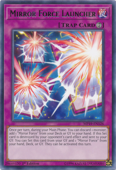Mirror Force Launcher [MP19-EN126] Rare | North Game Den