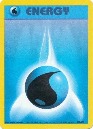 Water Energy (102/102) [Base Set Unlimited] | North Game Den