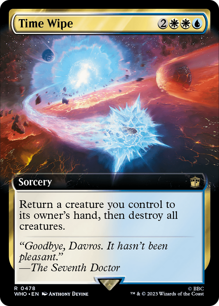 Time Wipe (Extended Art) [Doctor Who] | North Game Den