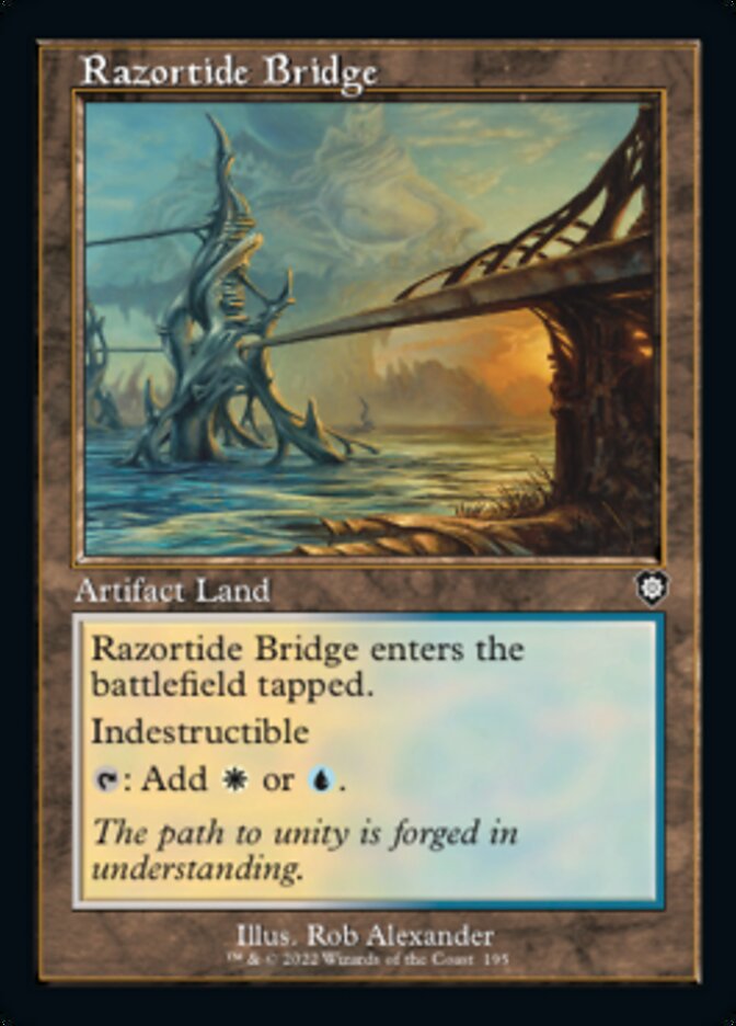 Razortide Bridge (Retro) [The Brothers' War Commander] | North Game Den